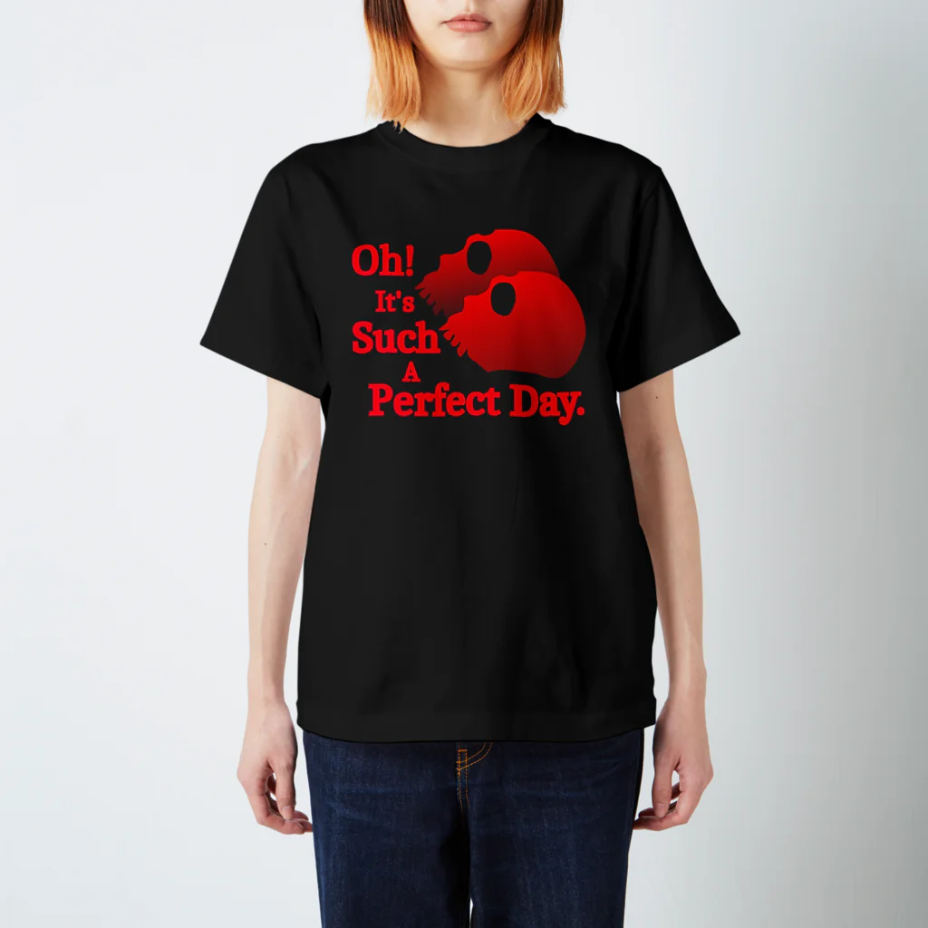 『Nothing Is Real』-- IN SUZURIのOh! It's Such A Perfectday.（赤） Regular Fit T-Shirt