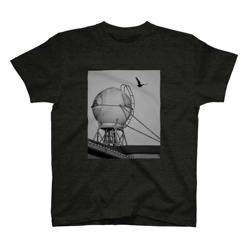 のりものドット絵Tシャツのカラス Regular Fit T-Shirt