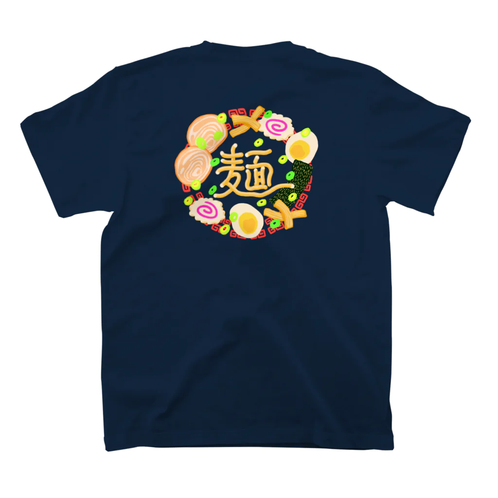 のぐちさきの拉麺 Regular Fit T-Shirtの裏面