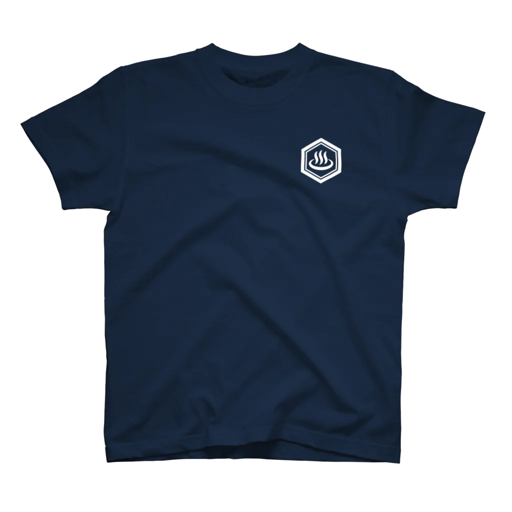 kg_shopの[☆両面] WE LOVE ONSEN (ホワイト) Regular Fit T-Shirt