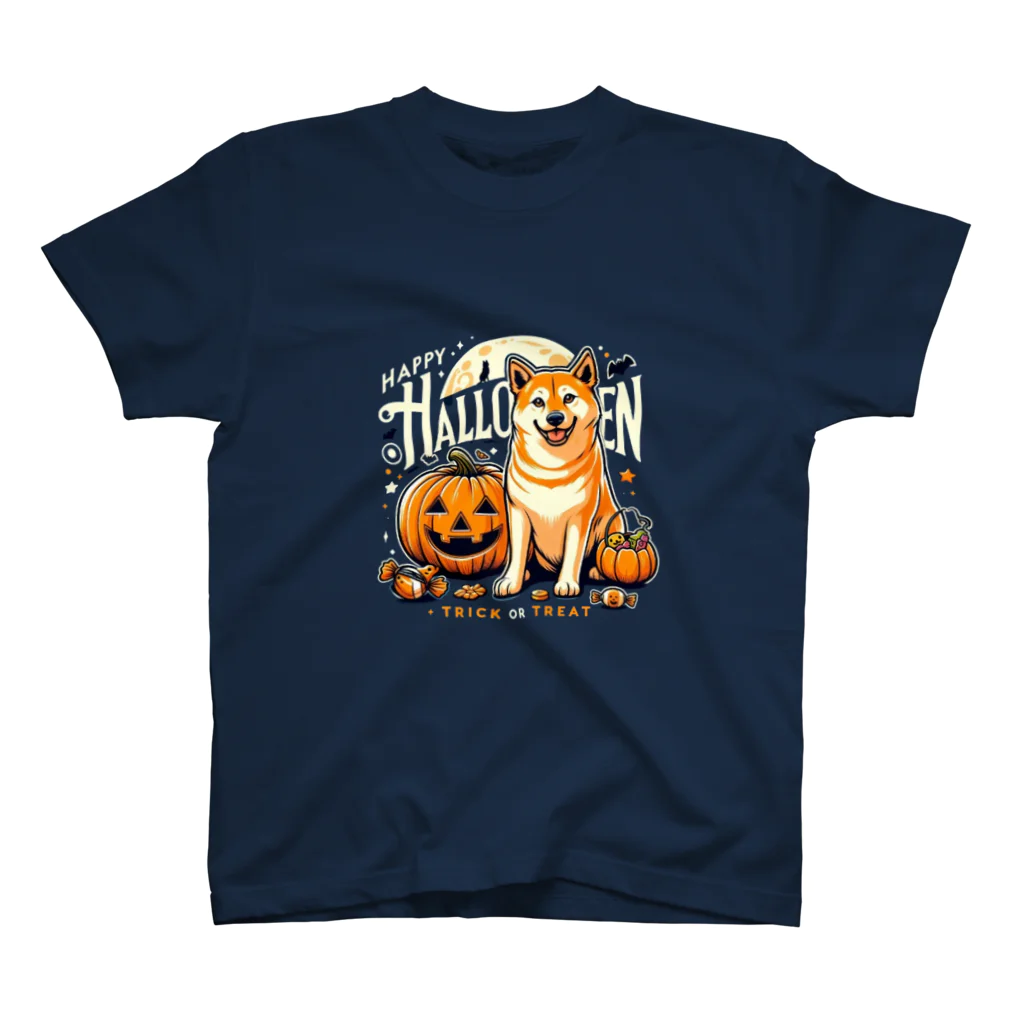 Naoki21のDOG x HALLOWEEN 03  Regular Fit T-Shirt