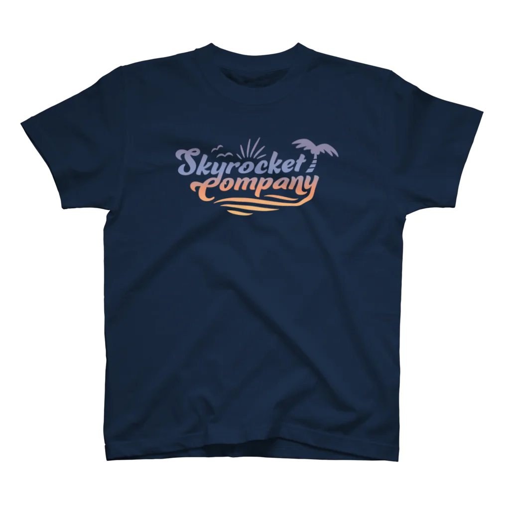 TOKYOFM_SkyrocketCompanyの【インディゴ×トロピカル】スカロケフェスTシャツ Regular Fit T-Shirt