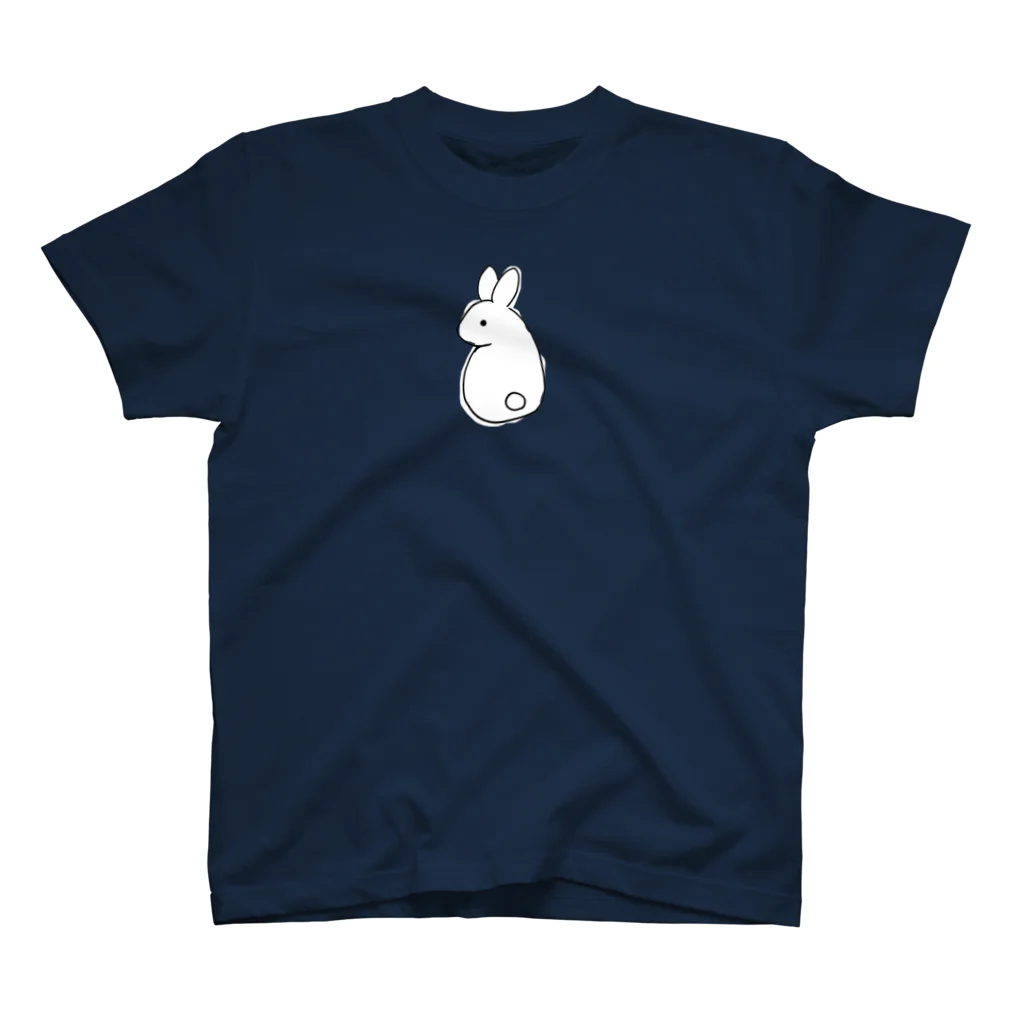 月の船星の砂漠のふりむきうさぎ Regular Fit T-Shirt