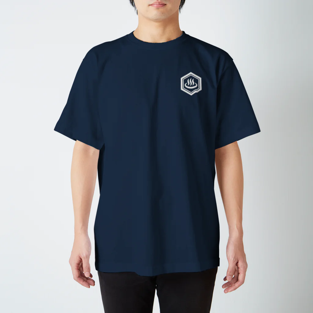 kg_shopの[☆両面] WE LOVE ONSEN (ホワイト) Regular Fit T-Shirt