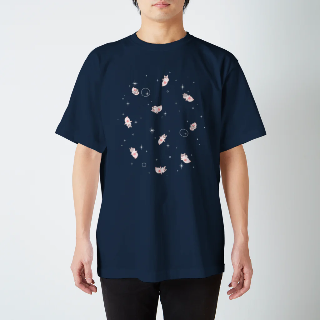 しらたまちゃんSHOPu〜🐽のミニブタオネ Regular Fit T-Shirt