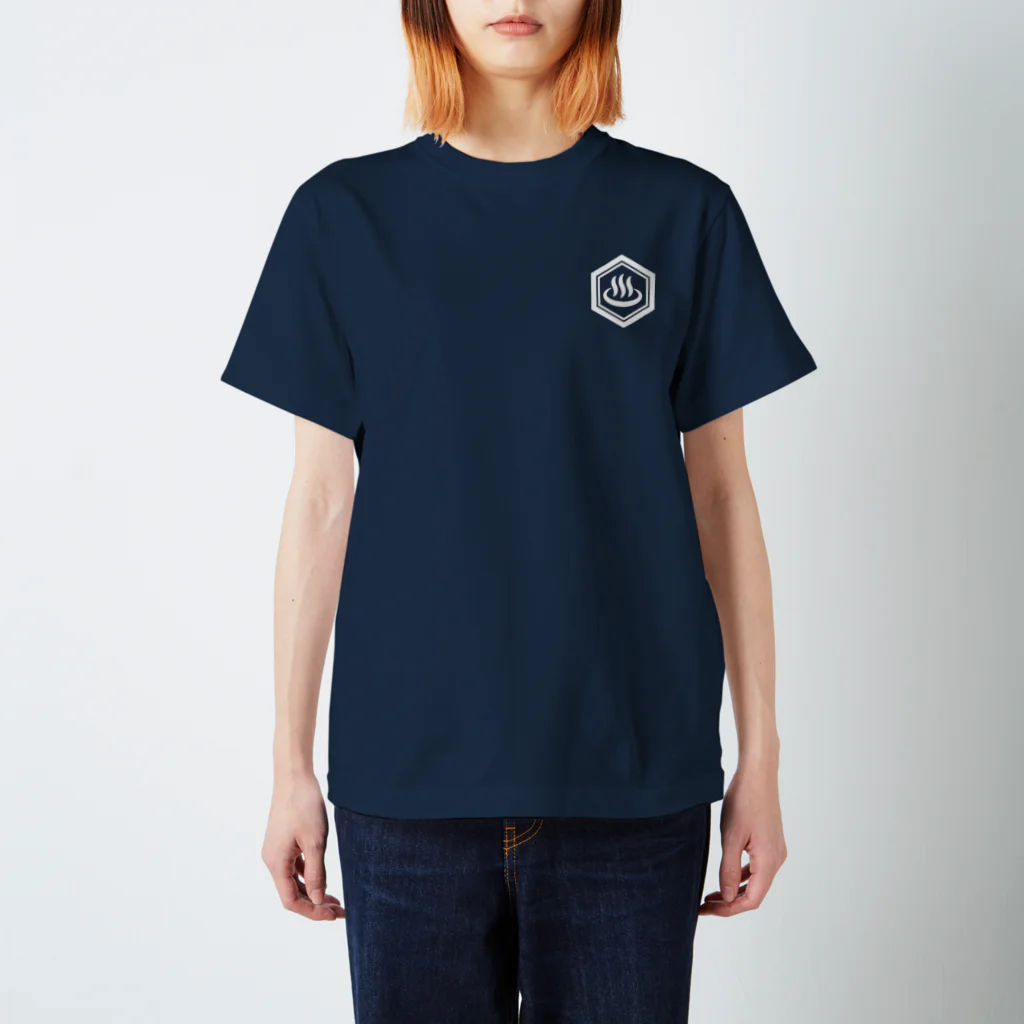 kg_shopの[☆両面] WE LOVE ONSEN (ホワイト) Regular Fit T-Shirt