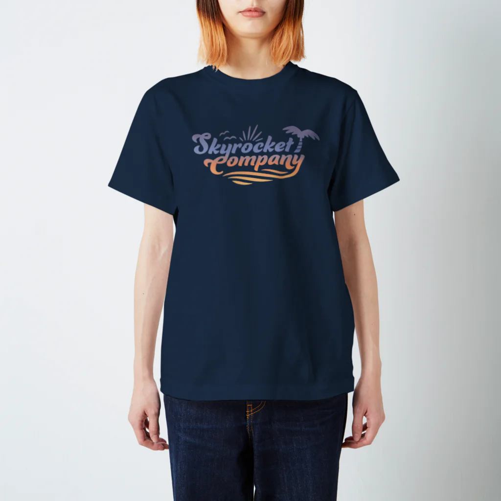 TOKYOFM_SkyrocketCompanyの【インディゴ×トロピカル】スカロケフェスTシャツ Regular Fit T-Shirt