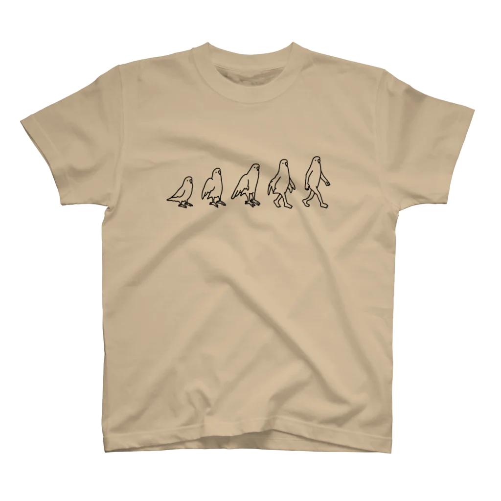 なみへいの進化するインコ(リニューアルver) Regular Fit T-Shirt