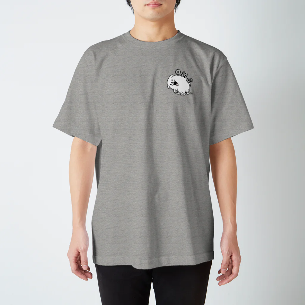 イラスト MONYAAT のワンポイント OMGオーマイガーなポメラニアン Regular Fit T-Shirt