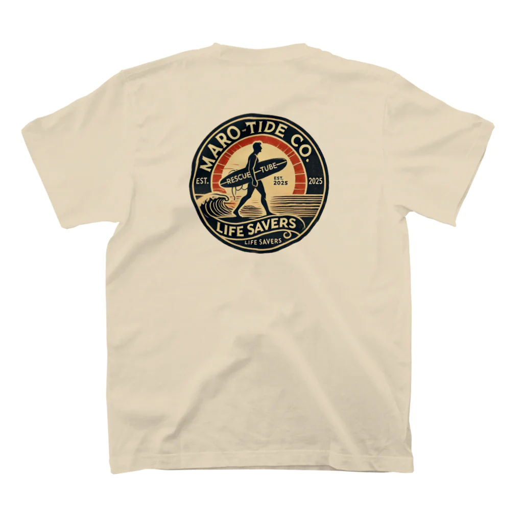 Maro Tide Co.の《LIFE SAVERS》クラシックロゴシリーズ Regular Fit T-Shirtの裏面