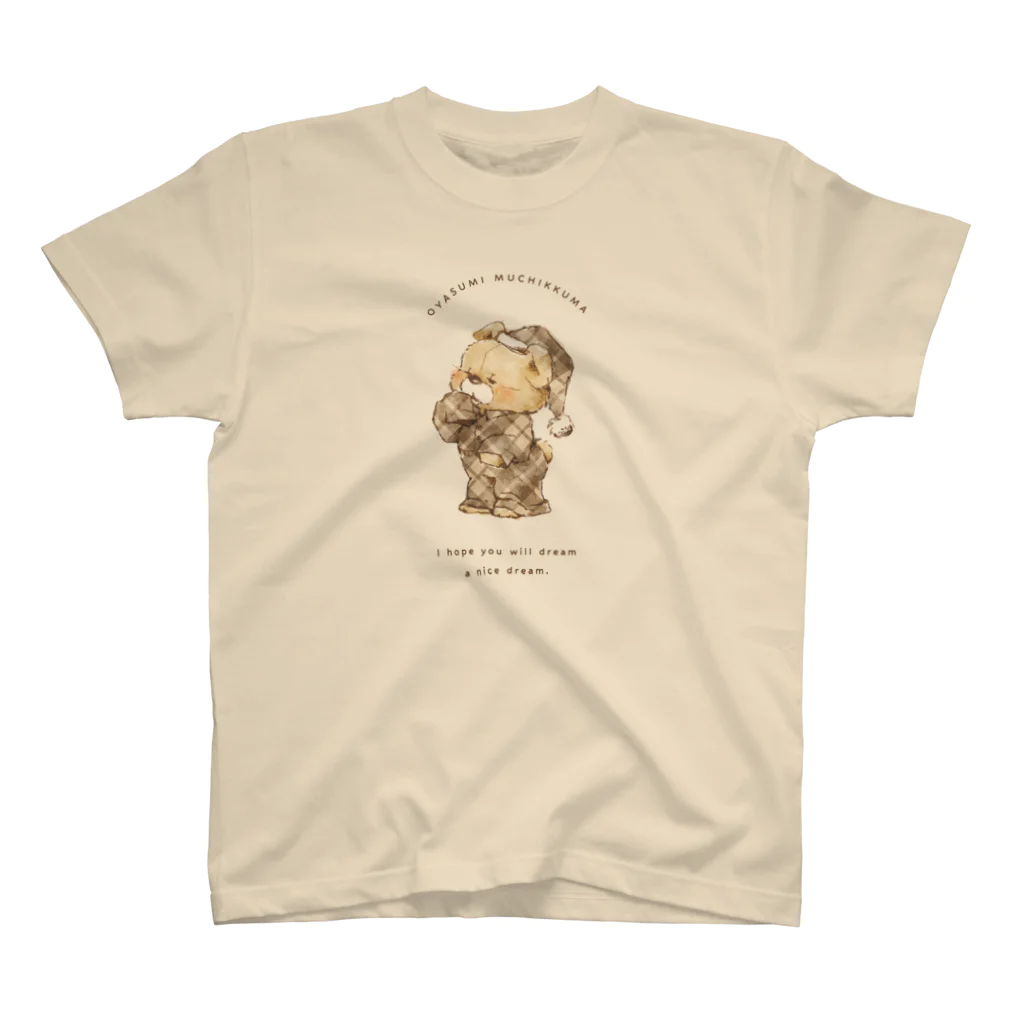 mopicoのおやすみむちっくま Regular Fit T-Shirt
