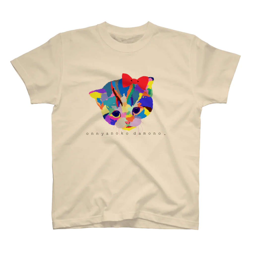 meiroの猫for_girl Regular Fit T-Shirt