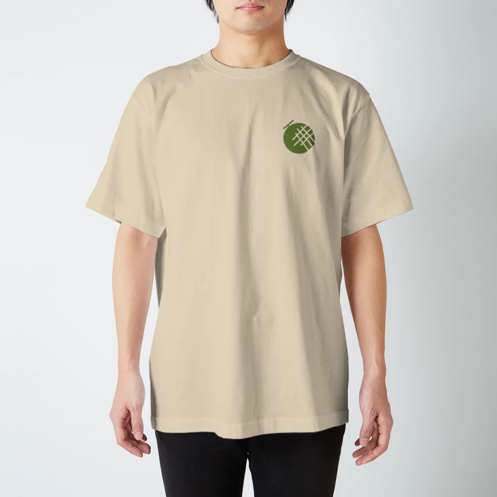 fruit de saisonのみずみずしいメロン Regular Fit T-Shirt