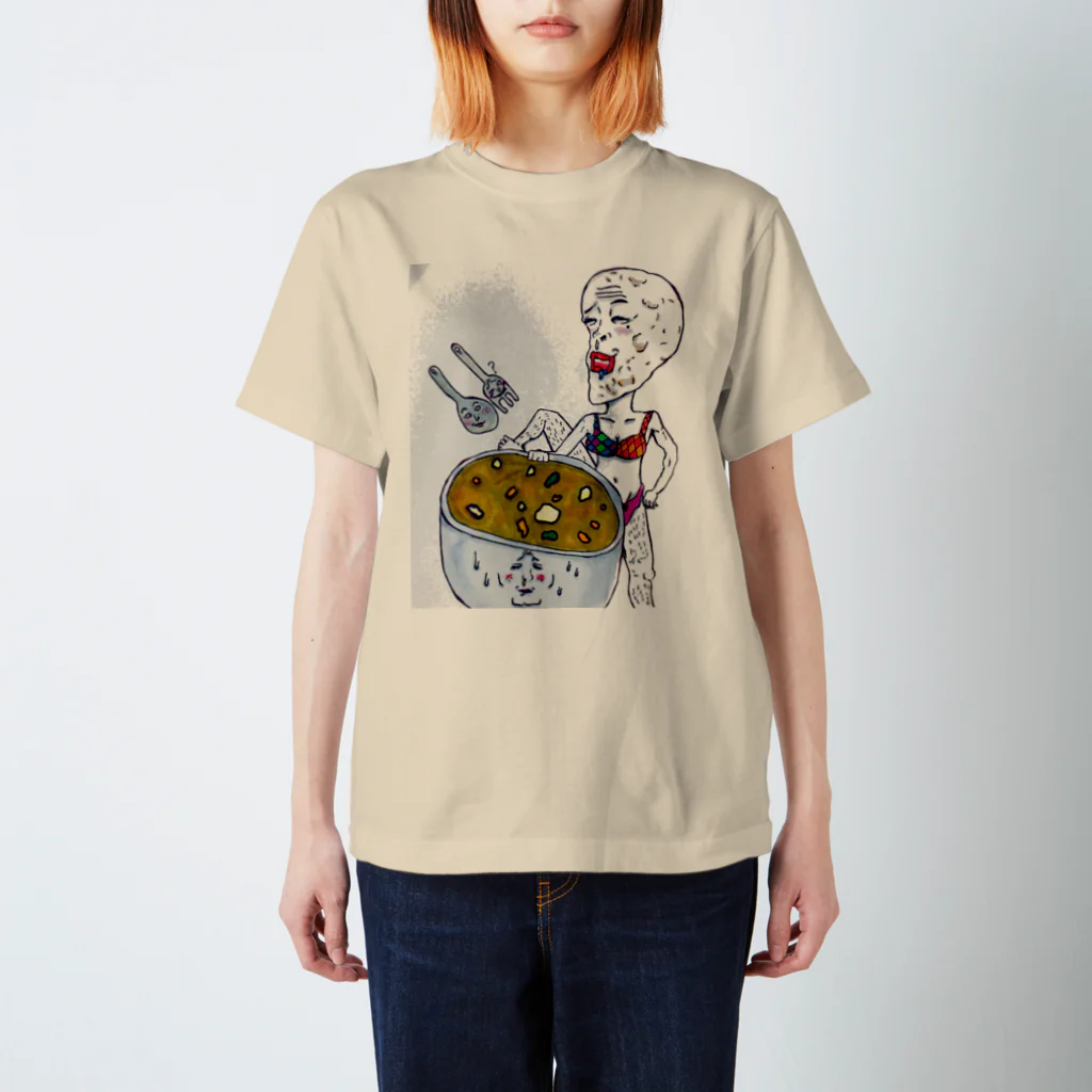 オロシワイワイアイレンアラスムの街を歩いてるナンさん Regular Fit T-Shirt