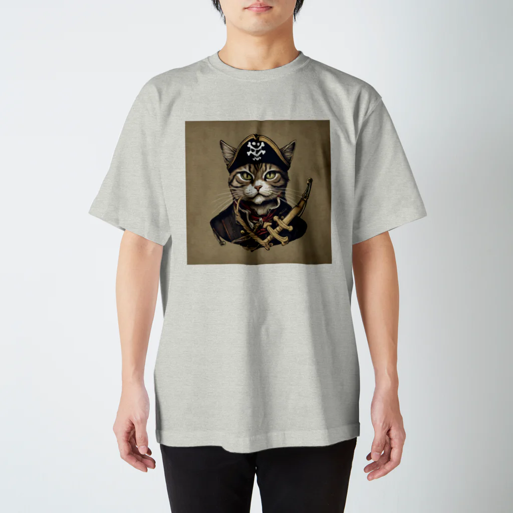 Jj-O_O-Jjの猫海賊団シリーズ★バロン船長 Regular Fit T-Shirt