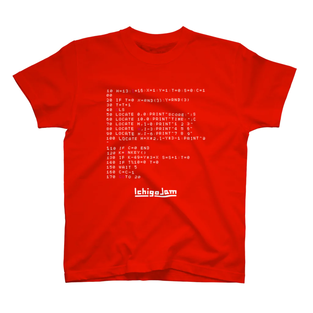 PCNのIchigoJam Tシャツ v2 Regular Fit T-Shirt