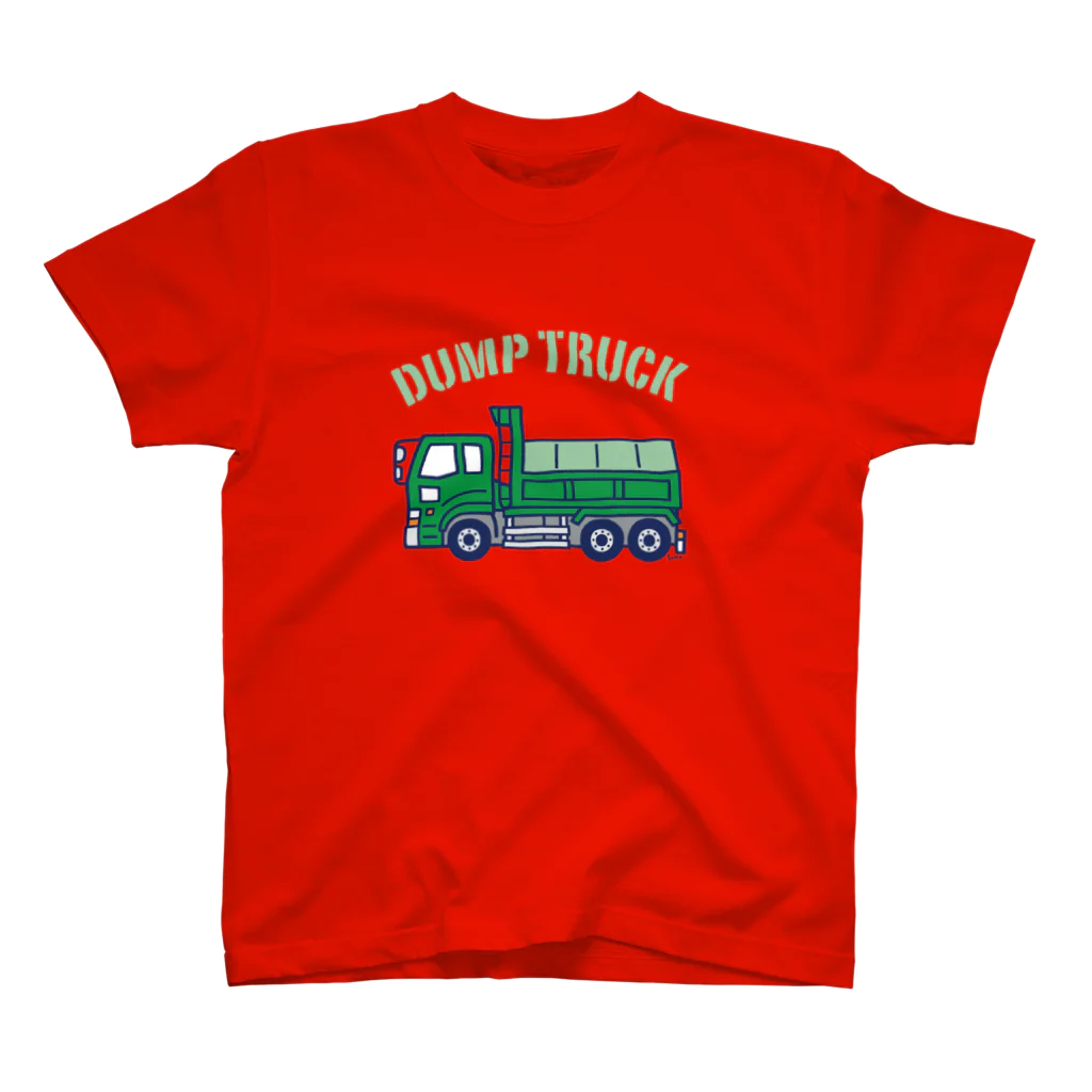ダンプカー Dump Truck 濃色 / さはらそのこ｜イラストレーター