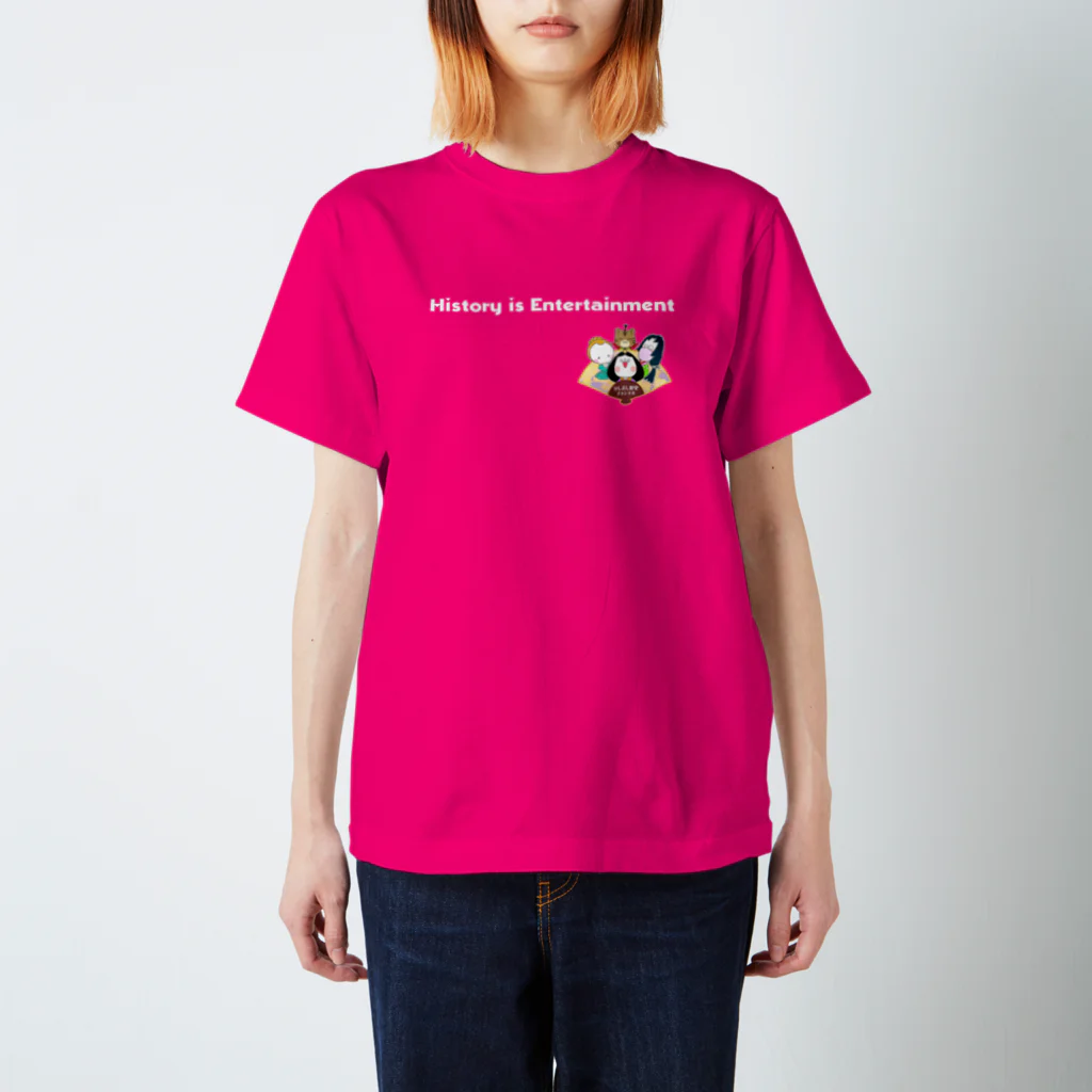 かしましTシャツ（トロピカルピンク） Regular Fit T-Shirt by