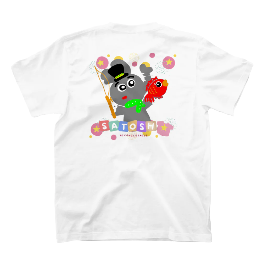 niconicosmileのSatoshiシリーズ Regular Fit T-Shirtの裏面
