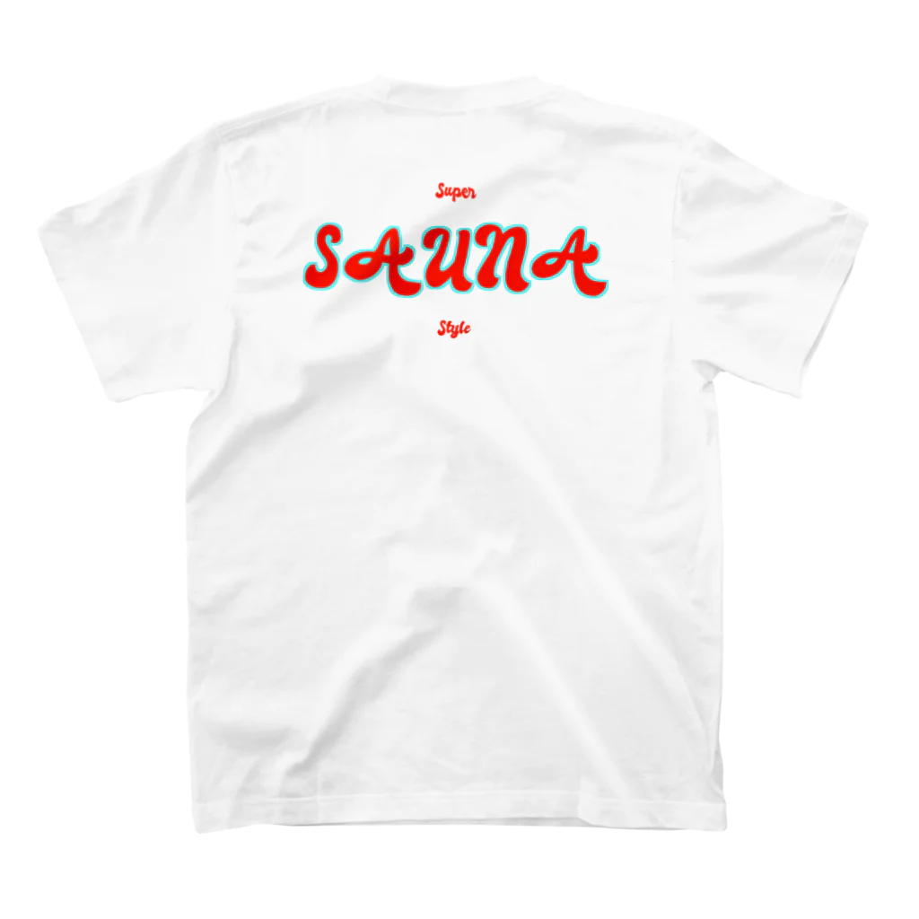 Super Sauna StyleのSuper Sauna Style “Red” Regular Fit T-Shirtの裏面