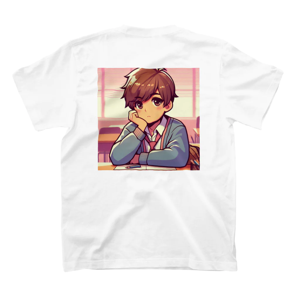 karekore_の現役DKまさと。DKとは男子学生である。 Regular Fit T-Shirtの裏面