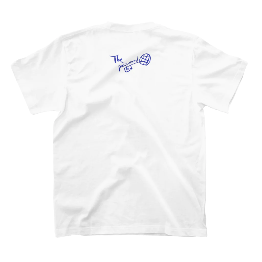 password公式グッズショップのThe eyes gazes -Ver. Borneo- Regular Fit T-Shirtの裏面