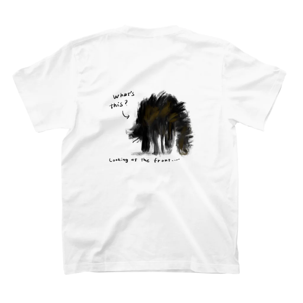 トマス屋のおこねこ Regular Fit T-Shirtの裏面
