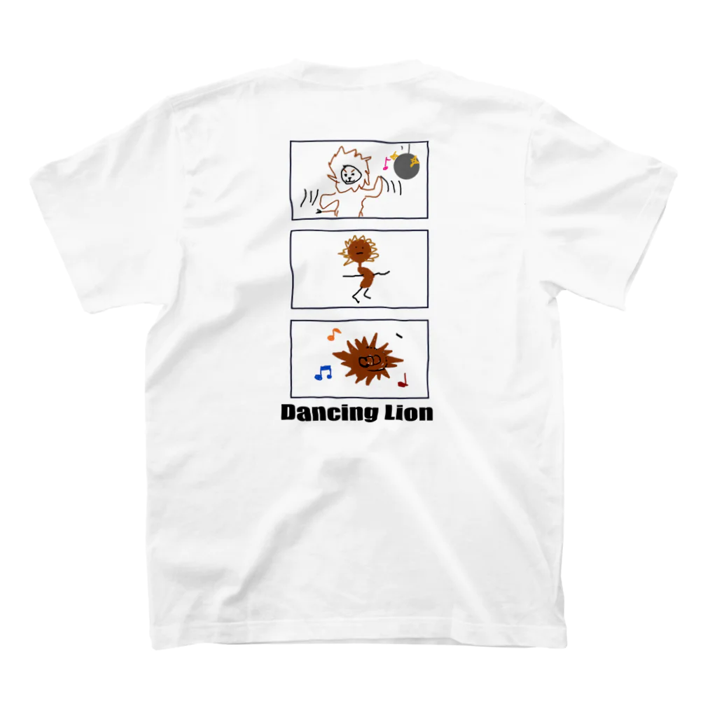 ちゃーはんすとあの踊るライオン Regular Fit T-Shirtの裏面