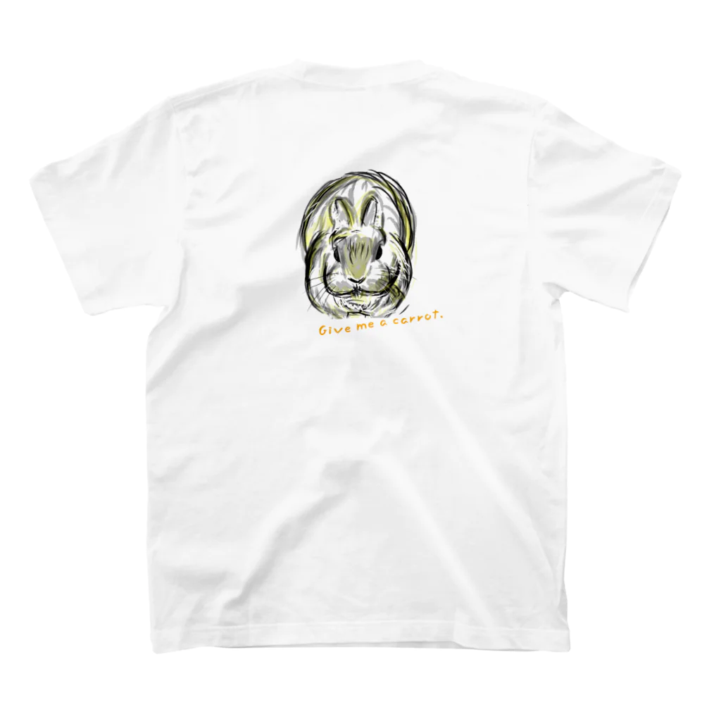 momo_pigのルルちゃんTシャツ Regular Fit T-Shirtの裏面