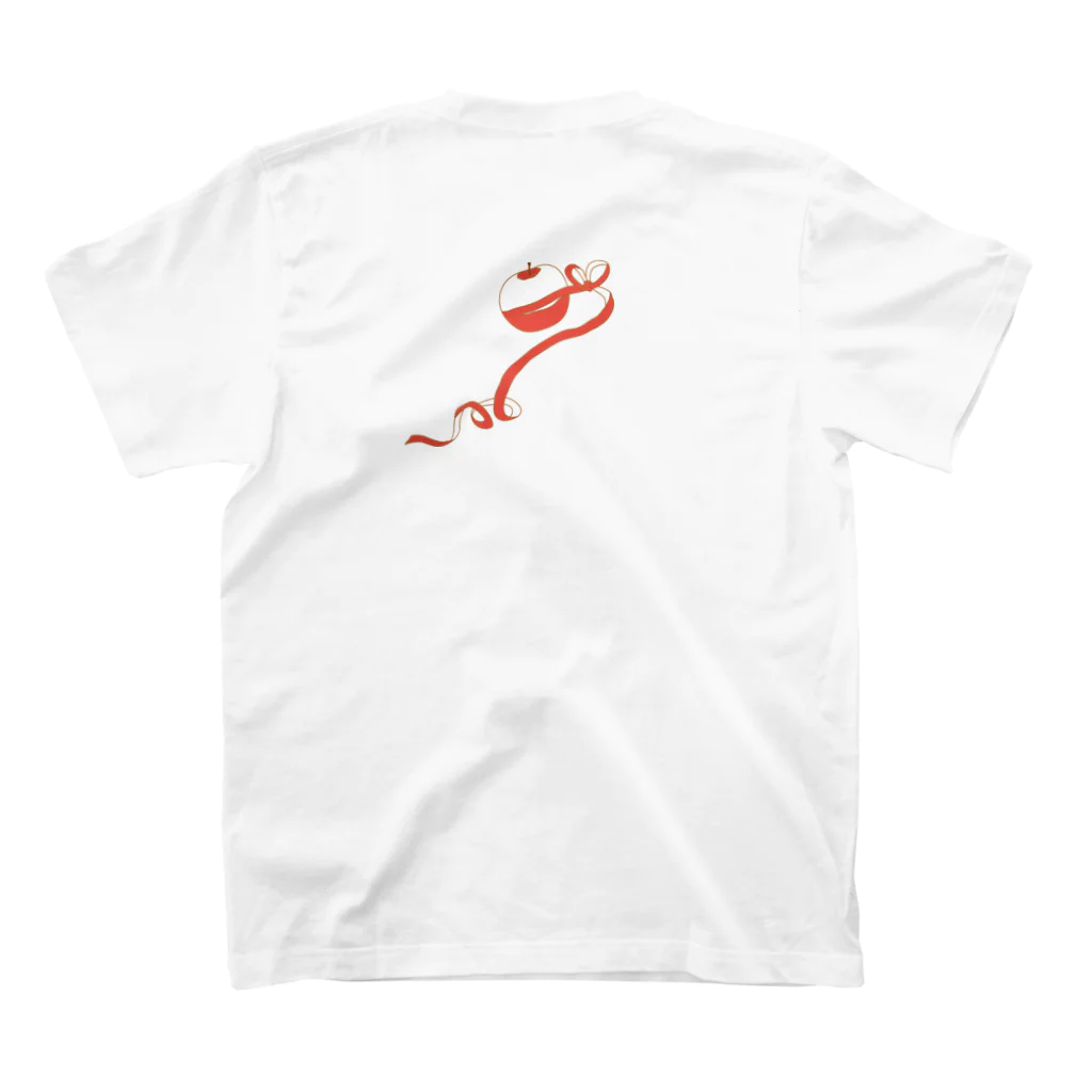 ソーメンズのかわうそりんご Regular Fit T-Shirtの裏面
