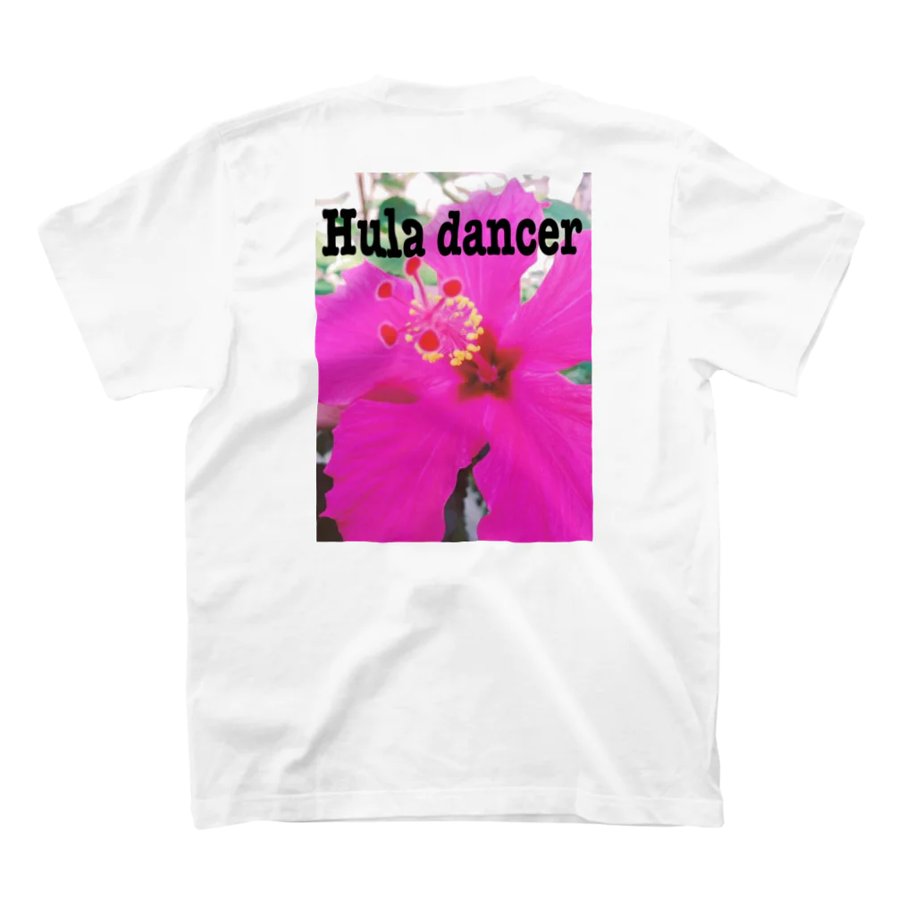ハワイ-611のHula dancer  Regular Fit T-Shirtの裏面