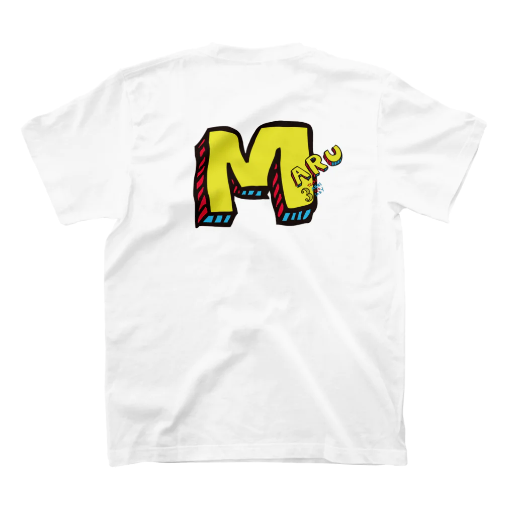 maruyaMAX(丸山真弘)のLIVE×BAR〇 3rd Anniversary Tシャツ とにかく○ちゃんが好き Regular Fit T-Shirtの裏面