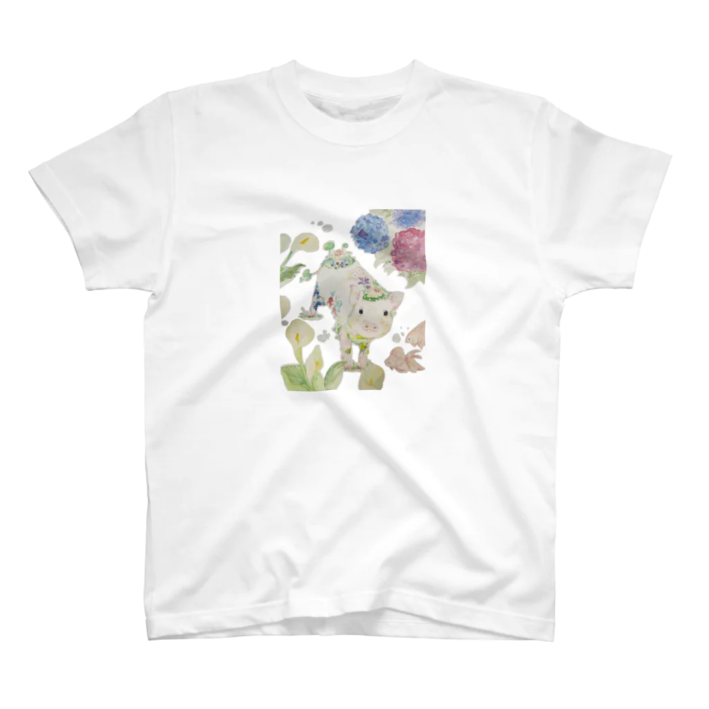 イタチのミニブタちゃん Regular Fit T-Shirt