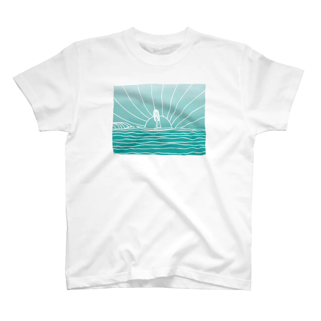 haluponponのseasidecommune Regular Fit T-Shirt