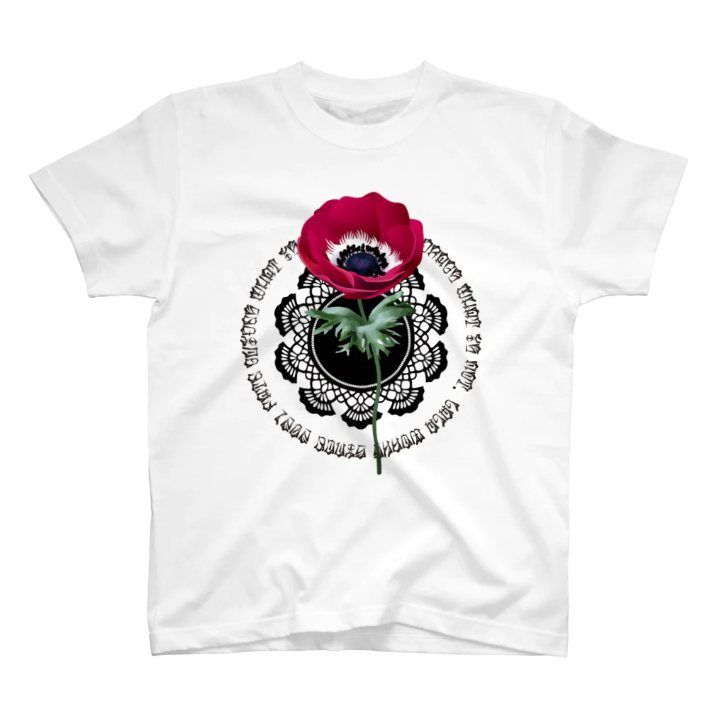 Lala Worksのアネモネ_001B Regular Fit T-Shirt