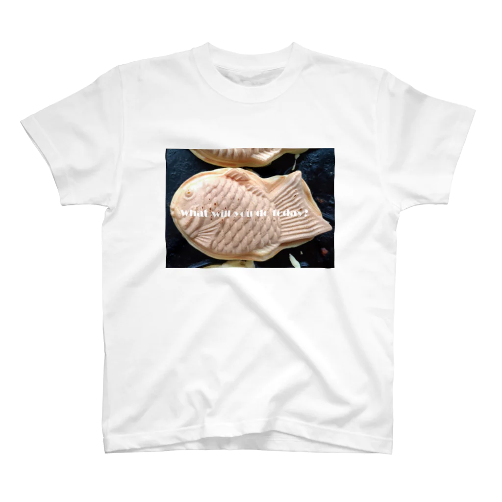 高田万十のWhat will you do today? Regular Fit T-Shirt