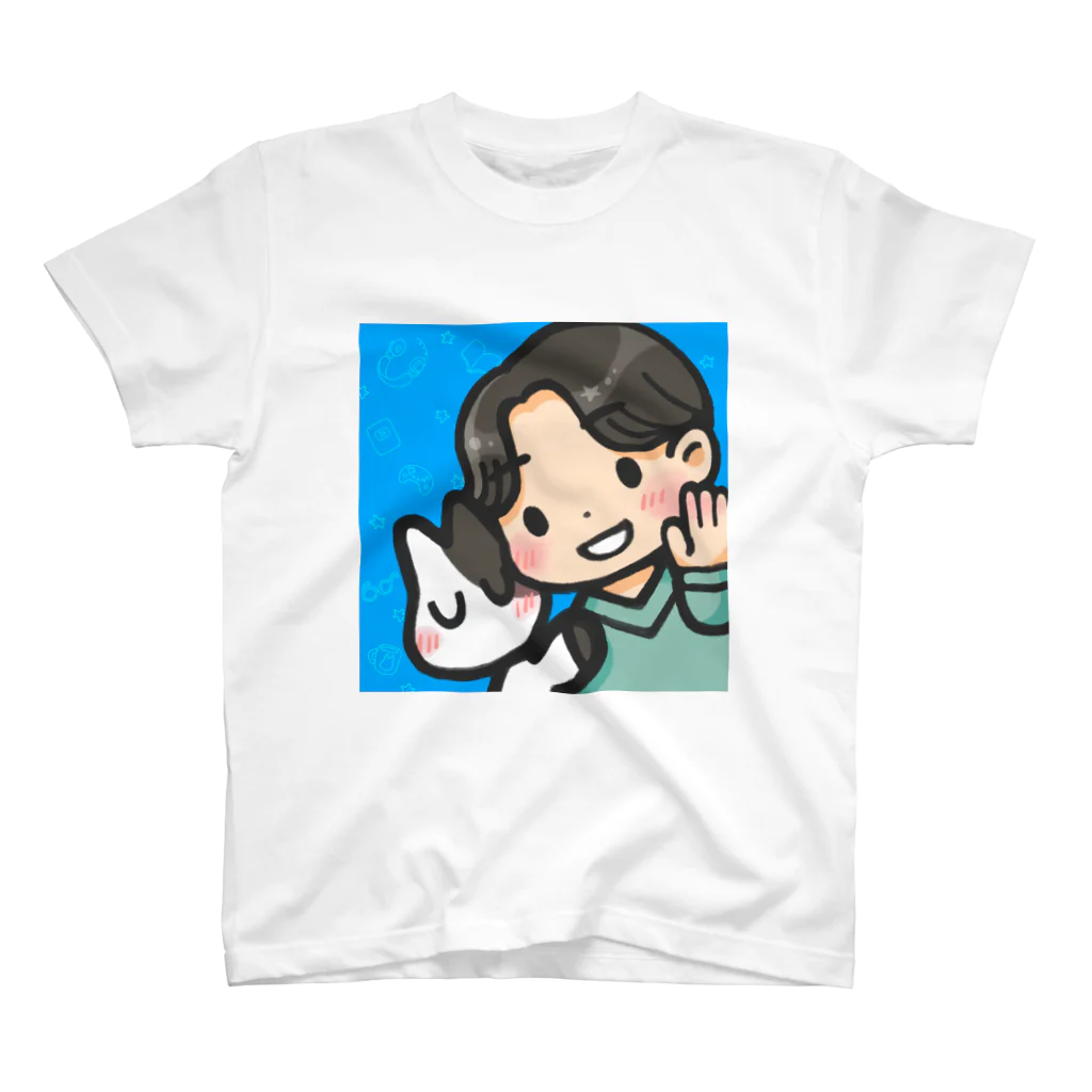 c106 MIGNONWORKS 4点　新刊セット　アクスタ　タペスト　Tシャツ よっ！てきねこTシャツ / てきとのグッズ展 ( TEKITO_YouTube )の