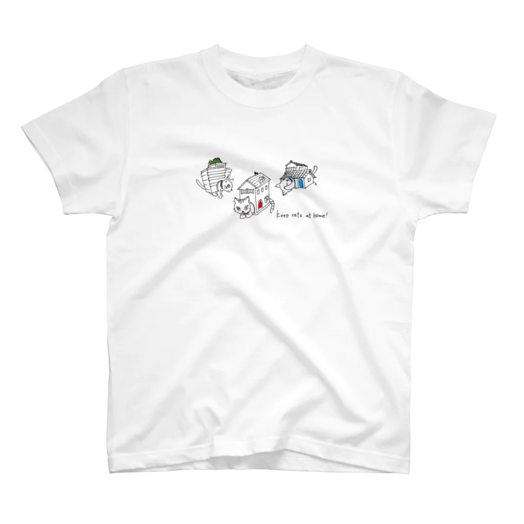 山猫庵のねこはうち Regular Fit T-Shirt