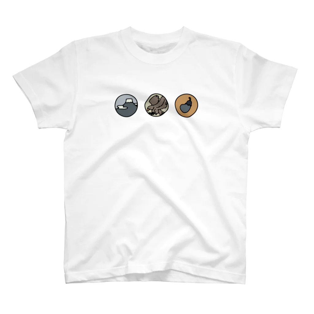 mocchi’s workshopの一富士二鷹三茄子 Regular Fit T-Shirt