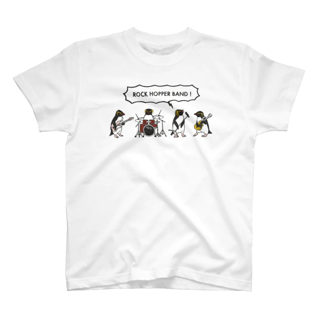 きゅう🐧イラストレーターのロック(ホッパー)バンド！ Regular Fit T-Shirt