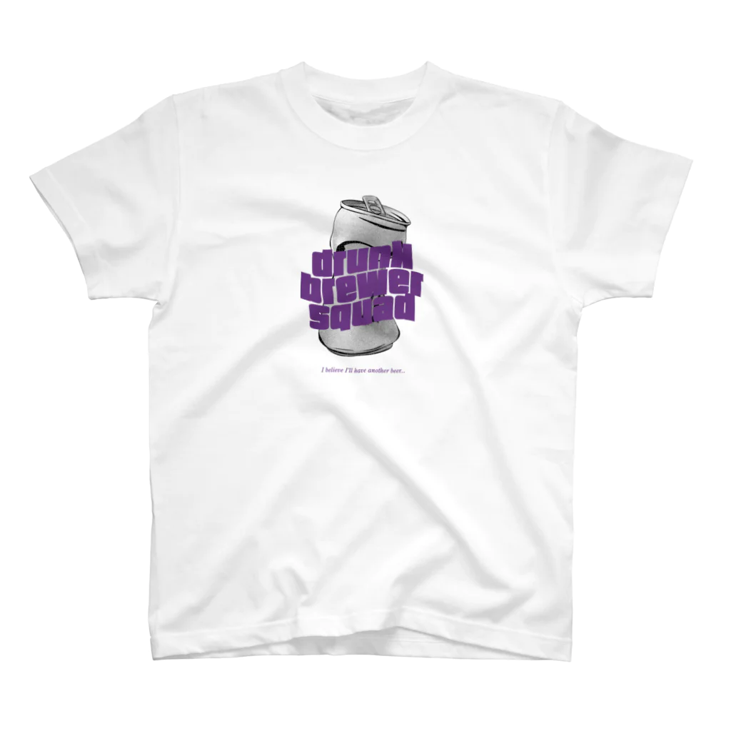 drunk brewer squadのdrunk brewer squad ロゴ(CAN) Regular Fit T-Shirt