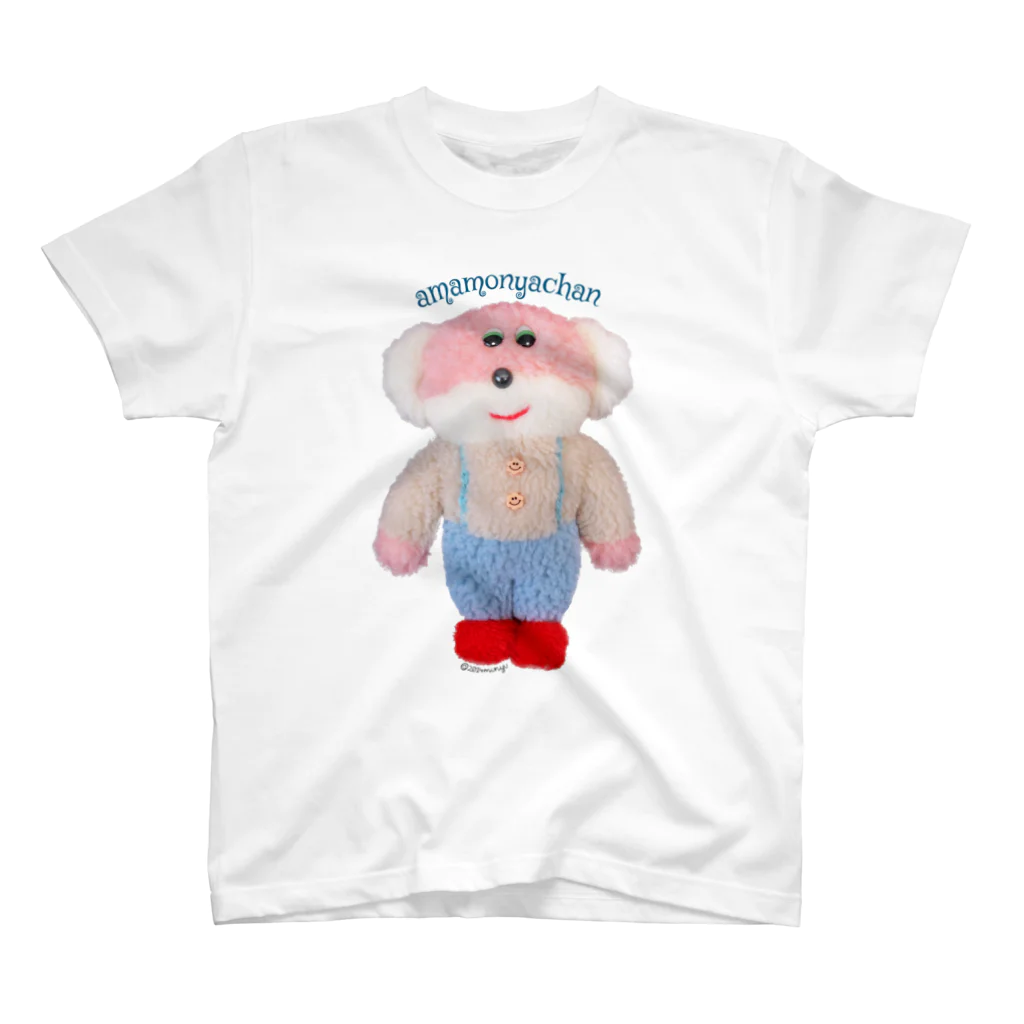 むにゅのピンクあまもにゃちゃん Regular Fit T-Shirt