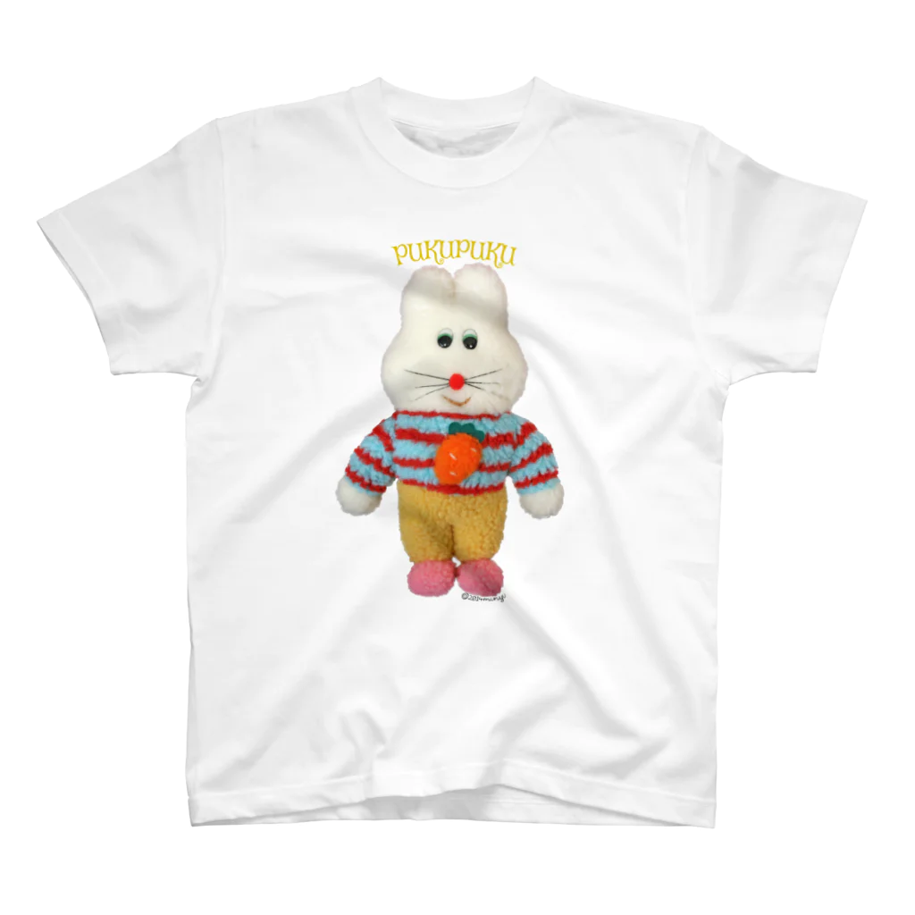 新品》むにゅ　ぷくぷくTシャツ　Mサイズ　PUKU PUKU T-shirt ぷくぷくワンポイント / むにゅ ( muunyu )のスタンダードT