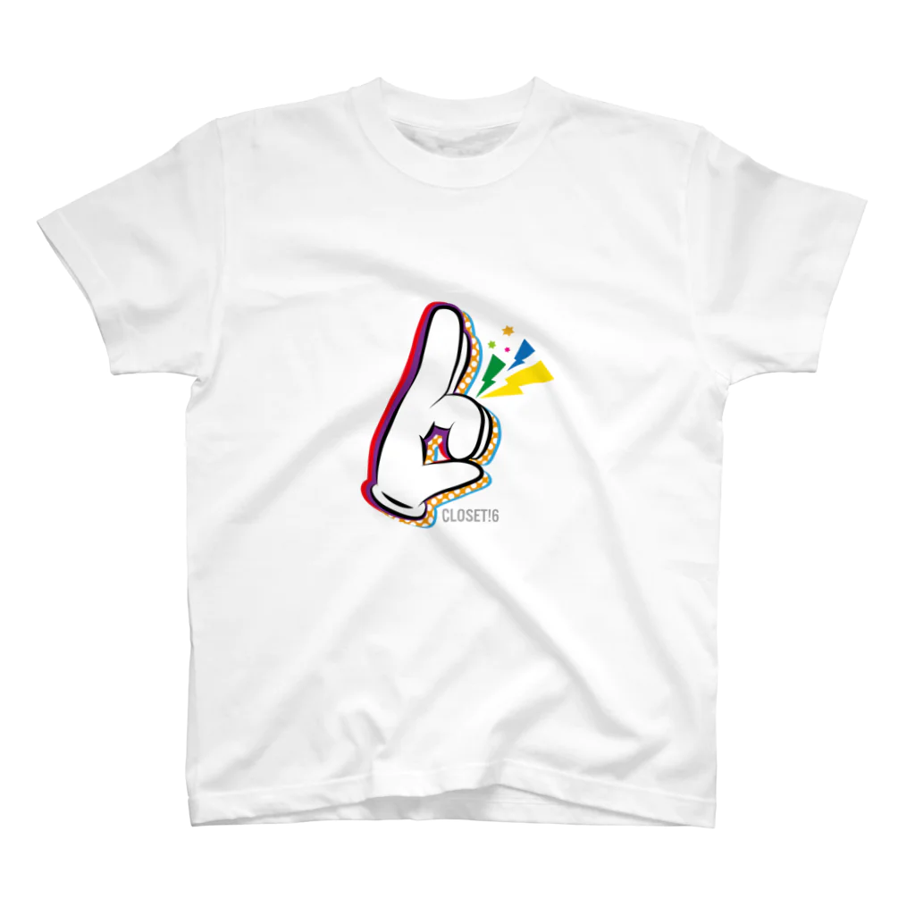 CLOSET! STOREのCLOSET!6 シンボルマークデザイングッズ Regular Fit T-Shirt
