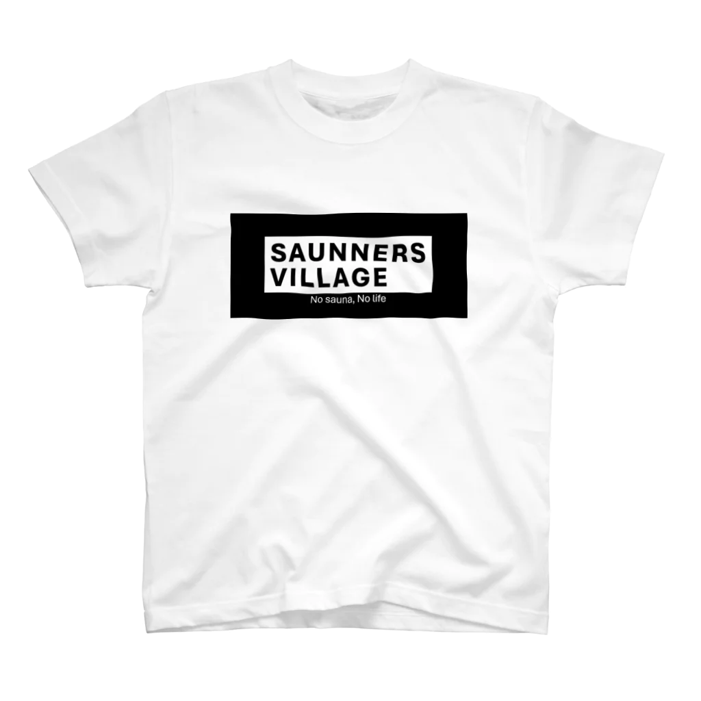 Saunners Village サウナーズビレッジのSaunners Village クラシックロゴ Regular Fit T-Shirt
