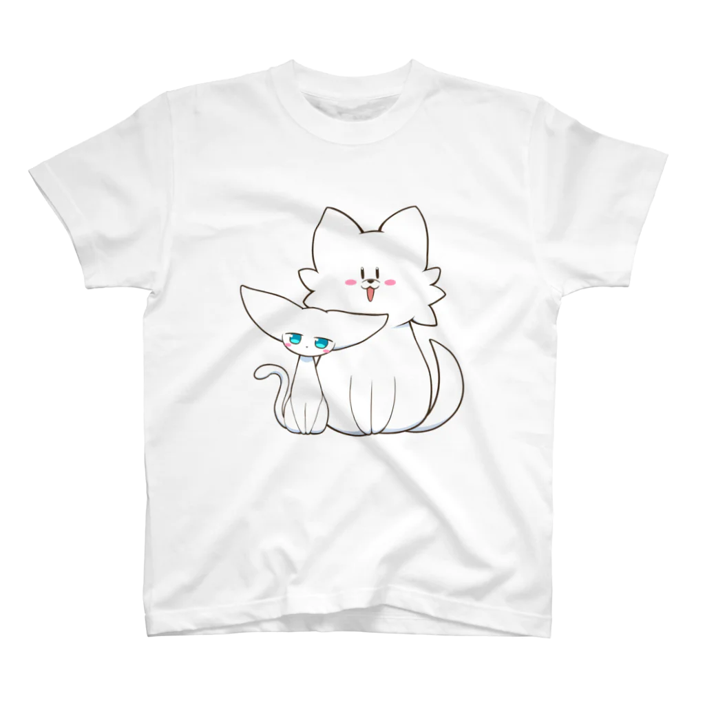 カッキー創作チャンネルのニャンさん＆ワンさん Regular Fit T-Shirt