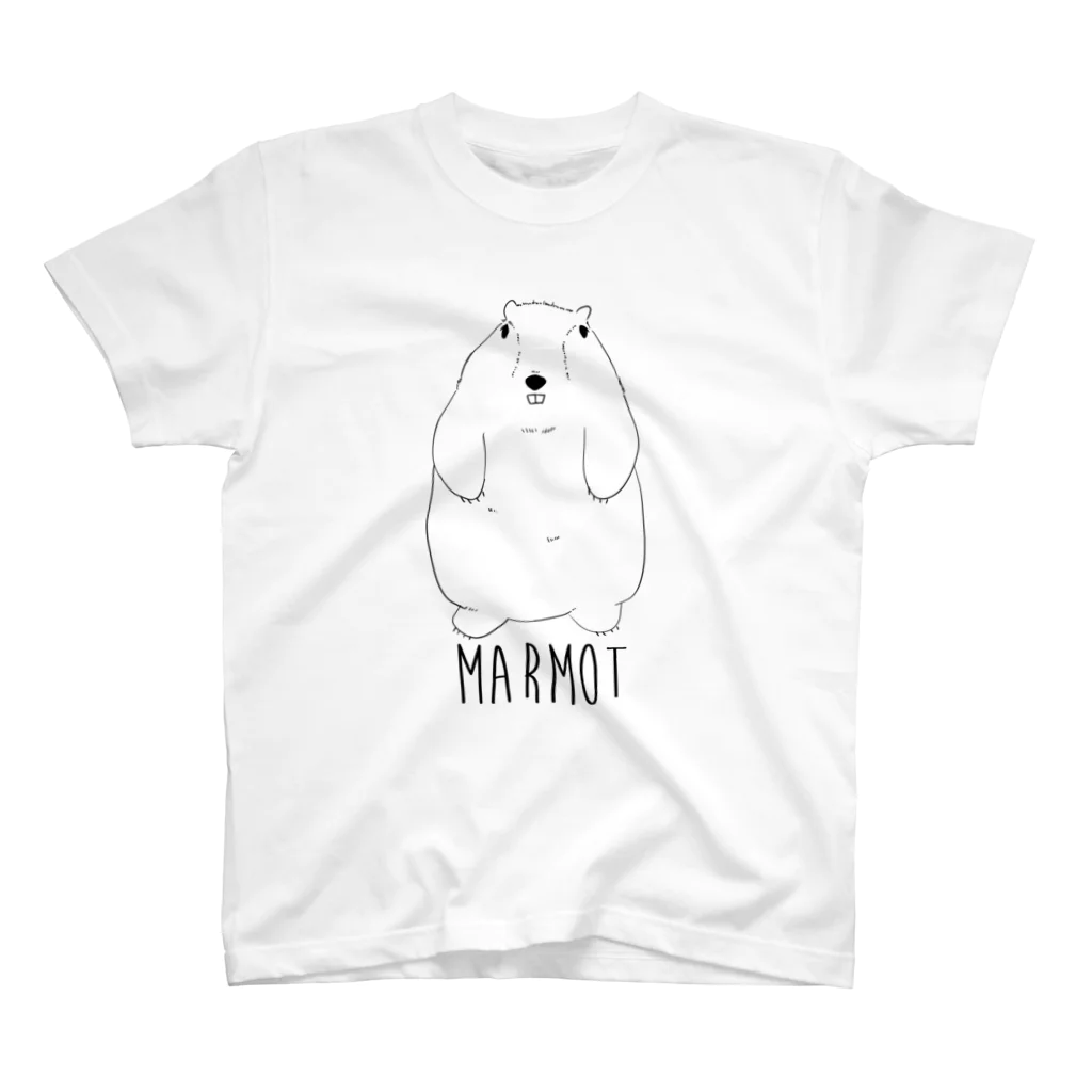 マーモットTシャツ / うさぎま ( hakatink )のスタンダードT