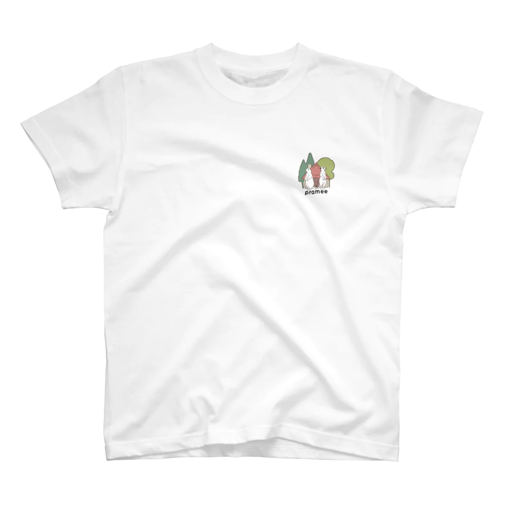 prameeのロゴ Regular Fit T-Shirt