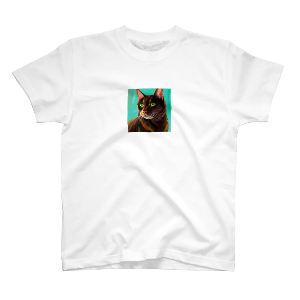 Satochuのハバナブラウン Regular Fit T-Shirt
