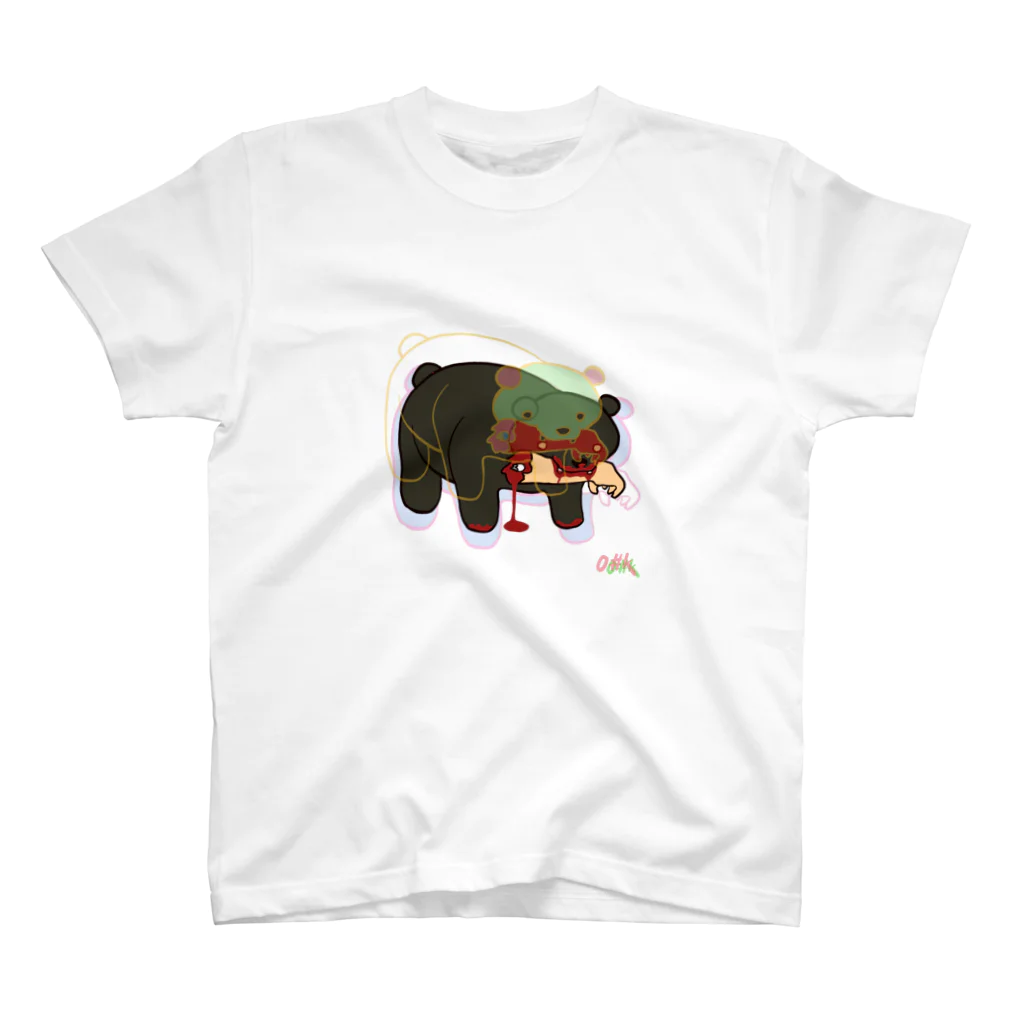 0#kのEating bear 1/9 Regular Fit T-Shirt